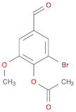 Benzaldehyde, 4-(acetyloxy)-3-bromo-5-methoxy-
