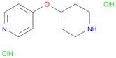 Pyridine, 4-(4-piperidinyloxy)-, hydrochloride (1:2)