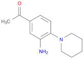 Ethanone, 1-[3-amino-4-(1-piperidinyl)phenyl]-