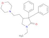 2-Pyrrolidinone, 1-ethyl-4-[2-(4-morpholinyl)ethyl]-3,3-diphenyl-