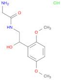 Acetamide, 2-amino-N-[2-(2,5-dimethoxyphenyl)-2-hydroxyethyl]-, hydrochloride (1:1)