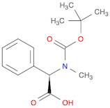 Benzeneacetic acid, α-[[(1,1-dimethylethoxy)carbonyl]methylamino]-, (αR)-