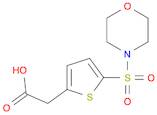 2-Thiopheneacetic acid, 5-(4-morpholinylsulfonyl)-