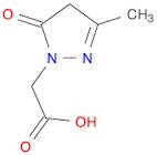 1H-Pyrazole-1-acetic acid, 4,5-dihydro-3-methyl-5-oxo-