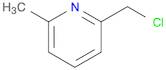 Pyridine, 2-(chloromethyl)-6-methyl-