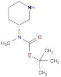 Carbamic acid, N-methyl-N-(3R)-3-piperidinyl-, 1,1-dimethylethyl ester