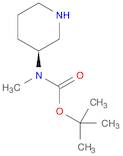 Carbamic acid, N-methyl-N-(3S)-3-piperidinyl-, 1,1-dimethylethyl ester