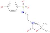 Carbamic acid, N-[2-[[(4-bromophenyl)sulfonyl]amino]ethyl]-, 1,1-dimethylethyl ester