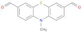 10H-Phenothiazine-3,7-dicarboxaldehyde, 10-methyl-