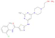 5-Thiazolecarboxamide, N-(2-chloro-6-methylphenyl)-2-[[6-[4-(2-hydroxyethyl)-1-piperazinyl]-2-methyl-4-pyrimidinyl]amino]-, hydrate (1:1)