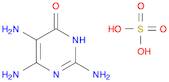 4(1H)-Pyrimidinone, 2,5,6-triamino-, sulfate (1:1) (9CI)