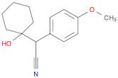 1-[Cyano(4-methoxyphenyl)methyl]cyclohexanol