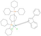 Bis(tricyclohexylphosphine)-3-phenyl-1H-inden-1-ylideneruthenium(IV) dichloride