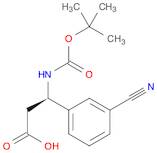 (R)-3-tert-butoxycarbonylamino-3-(3-cyano-phenyl)-propionic acid