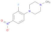 1-(2-Fluoro-4-nitrophenyl)-4-methylpiperazine