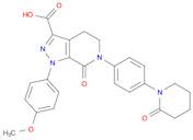 1-(4-Methoxyphenyl)-7-oxo-6-(4-(2-oxopiperidin-1-yl)phenyl)-4,5,6,7-tetrahydro-1H-pyrazolo[3,4-c]pyridine-3-carboxylic acid