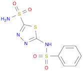 2-benzenesulfonamido-1,3,4-thiadiazole-5-sulfonamide