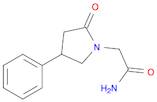 4-Phenyl-2-oxopyrrolidine-1-acetamide