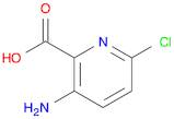 3-Amino-6-chloro-2-pyridinecarboxylic Acid