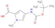 4-((tert-Butoxycarbonyl)amino)-1-methyl-1H-pyrrole-2-carboxylic acid