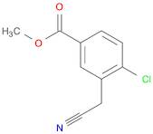 4-Chloro-3-(cyanomethyl)benzoic acid methyl ester