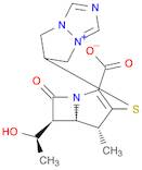 5H-Pyrazolo[1,2-a][1,2,4]triazol-4-ium, 6-[[(4R,5S,6S)-2-carboxy-6-[(1R)-1-hydroxyethyl]-4-methyl-7-oxo-1-azabicyclo[3.2.0]hept-2-en-3-yl]thio]-6,7-dihydro-, inner salt