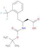 (S)-3-((tert-Butoxycarbonyl)amino)-4-(2-(trifluoromethyl)phenyl)butanoic acid