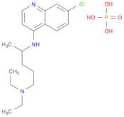 Quinoline, 7-chloro-4-[(4-diethylamino-1-methylbutyl)amino]-, diphosphate (6CI)