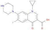 1-Cyclopropyl-6-fluoro-1,4-dihydro-4-oxo-7-(1-piperazinyl)-3-quinolinecarboxylic acid