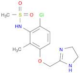N-[6-chloro-3-(4,5-dihydro-1H-imidazol-2-ylmethoxy)-2-methylphenyl]methanesulfonamide