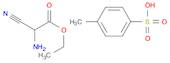 ethyl 2-amino-2-cyanoacetate. PTSA
