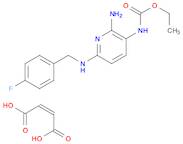 Carbamic acid, [2-amino-6-[[(4-fluorophenyl)methyl]amino]-3-pyridinyl]-, ethyl ester, (Z)-2-butenedioate (1:1)