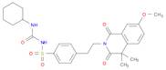 3-Cyclohexyl-1-[4-[2-(7-methoxy-4,4-dimethyl-1,3-dioxo-isoquinolin-2-yl)ethyl]phenyl]sulfonyl-urea