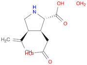 3-Pyrrolidineacetic acid, 2-carboxy-4-(1-methylethenyl)-, hydrate (1:1), (2S,3S,4S)-