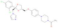 Piperazine, 1-acetyl-4-[4-[[2-(2,4-dichlorophenyl)-2-(1H-imidazol-1-ylmethyl)-1,3-dioxolan-4-yl]methoxy]phenyl]-, cis-