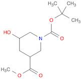 1-tert-Butyl 3-methyl 5-hydroxypiperidine-1,3-dicarboxylate