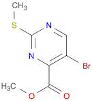 Methyl 5-Bromo-2-(methylthio)-4-pyrimidinecarboxylate