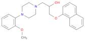 4-(2-Methoxyphenyl)-alpha-[(1-naphthalenyloxy)methyl]-1-piperazineethanol