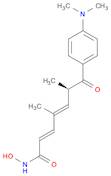 2,4-Heptadienamide,7-[4-(dimethylamino)phenyl]-N-hydroxy-4,6-dimethyl-7-oxo-, (2E,4E,6R)-