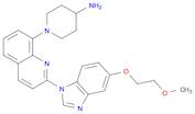 1-(2-(5-(2-methoxyethoxy)benzimidazol-1-yl)quinolin-8-yl)piperidin-4-ylamine