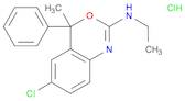 6-Chloro-2-N-ethyl-4-methyl-4-phenyl-4H-3,1-benzoxazin-2-amine hydrochloride