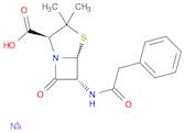 4-Thia-1-azabicyclo[3.2.0]heptane-2-carboxylicacid, 3,3-dimethyl-7-oxo-6-[(2-phenylacetyl)amino]- (2S,5R,6R)-, sodium salt(1:1)