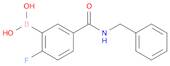 (5-(Benzylcarbamoyl)-2-fluorophenyl)boronic acid