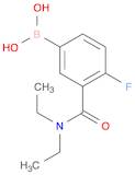 (3-Diethylaminocarbonyl-4-fluorobenzene)boronic acid
