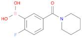 (2-Fluoro-5-(piperidine-1-carbonyl)phenyl)boronic acid