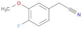 4-Fluoro-3-methoxybenzeneacetonitrile
