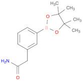 2-(3-(4,4,5,5-Tetramethyl-1,3,2-dioxaborolan-2-yl)phenyl)acetamide