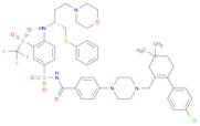4-[4-[[2-(4-Chlorophenyl)-5,5-dimethyl-1-cyclohexen-1-yl]methyl]-1-piperazinyl]-N-[[4-[[(1R)-3-(4-morpholinyl)-1-[(phenylthio)methyl]propyl]amino]-3-[(trifluoromethyl)sulfonyl]phenyl]sulfonyl]benzamide
