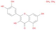 2-(3,4-Dihydroxyphenyl)-3,5,7-trihydroxy-4H-chromen-4-one dihydrate