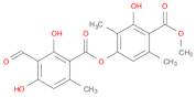 Benzoic acid,3-formyl-2,4-dihydroxy-6-methyl-,3-hydroxy-4-(methoxycarbonyl)-2,5-dimethylphenyl ester